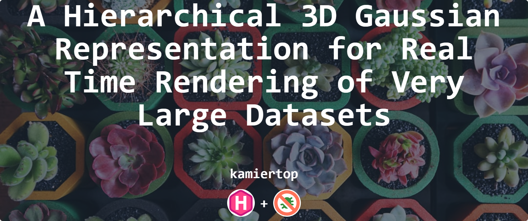 Featured image for A Hierarchical 3D Gaussian Representation for Real Time Rendering of Very Large Datasets